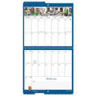 MotherWord - Calendrier mural mensuel 2026-2027 à onglets - 11 po H x 12 po l - français-Français seulement