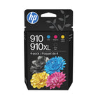 HP Paquet combiné d'encre d'origine 910 cyan, magenta, jaune/910XL noir, paq./4-Cyan, magenta, jaune, noir