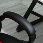 HOMCOM - Chaise de bureau style voiture de course - rouge-Matériau : Maille et faux cuir