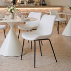 Zuo - Byron Chaise de salle à manger - Blanc - Ensemble de 2-Supporte jusqu'à 330 lb