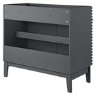 Modway - Render 36" Armoire à coiffeuse de salle de bain - Gris-6