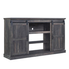 Manhattan Comfort - Meuble TV traditionnel Myrtle 60 po - Marron foncé-Caractéristiques de l'étagère supérieure centrale 1 trou pour la gestion des câbles et des fils