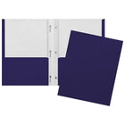 Staples - Portfolio à deux pochettes et à pinces - bleu marine-Portofolio à deux pochettes et pinces, bleu marine