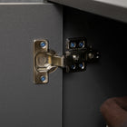 HOMCOM - Buffet 47,2 po L, armoire de rangement, gris foncé-Pieds antidérapants pour protéger délicatement le sol 