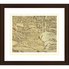 Earth And Sky par David Milne - Impression encadree - 36" x 32"-Impression d'art de haute qualité avec passe-partout et encadrement professionnel