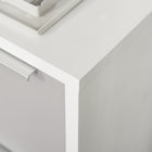 HOMCOM - Classeur vertical à 3 tiroirs pour documents lettre/A4 avec serrure - gris-Les tiroirs sont équipés de glissières à extension totale pour un accès facile 

