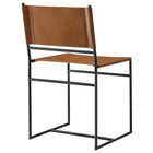 Modway - Thatcher Cuir et métal Chaise à manger - Tan-7