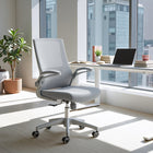 Zuo - Pater Chaise de bureau - Gris-Supporte jusqu'à 270 lb