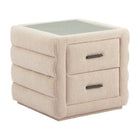 Zuo - Soffice Table de chevet - Beige-Couleur: Beige