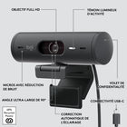 Logitech - Brio 500 Webcam HD avec Expo Auto, Cadrage Auto - Graphite-Champ de vision de 90 degres : Un CdV plus large que normal offre plus d'espace pour se deplacer ou avoir une 2e personne sur la camera, utilisez Logi Tune pour zoomer jusqu'à une largeur de 90 deg