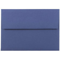 JAM Paper - Enveloppes d'invitation A1 4 barres - 3,625 x 5,125 - bleu présidentiel - 500/paquet-Les enveloppes sont faites de papier de 28 lb avec une finition texturée, un rabat droit et une fermeture gommée