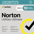 Norton Utilities Ultimate - 10 Devices - 1 Year Subscription-Une adresse e-mail valide doit être fournie lors du paiement