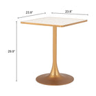 Zuo - Spot Table bistrot - Beige/Or-6
