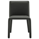 Modway - Rhodes Cuir végétalien rembourré Chaise à manger - Noir-8