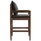 Modway - Remington Tabouret de comptoir - Charbon de bois-Jambes effilées du milieu du siècle