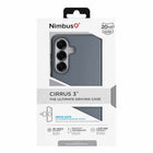 Nimbus9 - Étui Cirrus 3 avec aimants pour Samsung Galaxy S26+, Bleu acier-Garantie à vie limitée