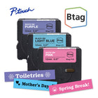 Brother - BTAG3M02 Rubans non laminés couleur authentiques pour étiqueteuse P-touch, 12 mm (L) x 4 m (l), paquet de 3-Btag + P-touch = une équipe créative du tonnerre. Utilisez les rubans d’étiquettes non laminées Btag de 12 mm conçus spécialement pour les étiqueteuses P-touch PT-N10, PT-N20 et PT-N25BT de Brother.