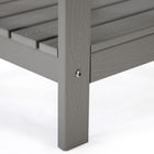 Backyard Lifestyles - Table d'appoint avec tablette - Gris clair-Design classique et confortable.