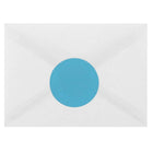 JAM Paper Sceaux autocollants ronds, 1 2/3 po dia., bleu lune, 120/paquet-Compatible avec les imprimantes laser et à jet d’encre