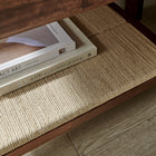 Modway - Oswin 1-Tiroir Bois Table de chevet, Noyer-Patins de plancher en nylon non marqués