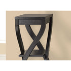 Monarch Specialties - 2478 Table D'Appoint - 32 po H/Espresso-Panneaux épais élégants imbriquant les composants de la table
