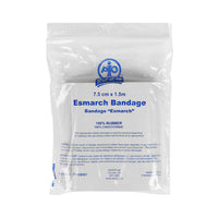 Wasip - Bandage Esmarch - 7,5cm x 1,5m-Fait à partir de matériel durable et robuste pour offrir une compression maximale
