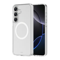 AXS - ULTRA CLEAR Magsafe Compatible Samsung Galaxy S25 FE-Protection anti-UV pour afficher clairement le design original de votre cellulaire 