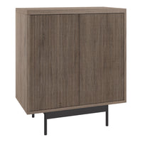 Hudson&Canal - Meuble d'appoint Whitman de 71 cm de largeur par - Chêne gris vieilli-Design contemporain moderne pour votre bureau à domicile, votre chambre ou vos espaces de vie