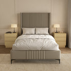 Manhattan Comfort - Ardea 20" Table de nuit contemporaine à 3 tiroirs - Chêne naturel-9
