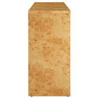 Modway - Hudson Bois de burl de 60" Buffet - Naturel-Glissières de plancher sans marquage