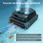 Aiper - Robot nettoyeur de piscine adaptatif sans fil Scuba X1 Pro-Nettoyez plus intelligemment, pas plus dur : le mode automatique du Scuba X1 Pro s'adapte à la propreté de votre piscine, en ajustant la puissance de sortie pour un nettoyage optimal - Mode Eco pour un nettoyage léger et Mode Max pour un nettoyage intensif, adapté aux besoins de votre piscine, et offre des soins personnalisés et une efficacité maximale