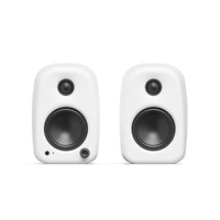 Kanto - Haut-parleurs de bureau alimentés avec USB-C, RCA, Bluetooth 5.3 et sortie casque - Craie, Paquet de 2-Tweeters à dôme en soie de 3/4 po