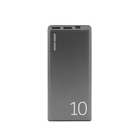 LOGiiX Piston Power Banque de Puissance Portable 10000 mAh 20W - Gris Graphite-Une batterie externe luxueuse de 10 000 mAh en aluminium