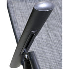 Dura Housewares - Chaise pliante San-Remo - noir - paquet de 2-Respirant, résistant aux intempéries et conçu pour un usage extérieur
