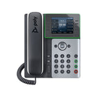 HP - Téléphone IP filaire à montage mural Poly Edge E300 - Noir-La nouvelle norme de bureau