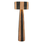 Zuo - Lampe sur pied Gala - Noir/Naturel-Intensité lumineuse non réglable