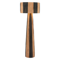 Zuo - Lampe sur pied Gala - Noir/Naturel-Intensité lumineuse non réglable