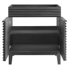 Modway - Render 30" Armoire de toilette de salle de bain (lavabo non inclus) - Charbon de bois-8