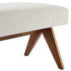 Modway - Lyra 63" Tissu tapis Banc - Ivoire-8