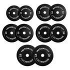 MotionGrey - Disques de musculation standard - Disques olympiques pour entraînement de force - 45 lb - Noir - Lot de 2-Poids précis et équilibré : Plaques calibrées avec précision pour une répartition uniforme et un entraînement plus sûr et contrôlé