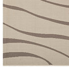 Modway - Surge Swirl Abstract Intérieur et Extérieur Tapis de 5 pi l x 8 pi L - Beige clair et beige foncé-Résistant aux taches / Facile à nettoyer
