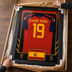 Frameworth - Coupe du Monde FIFA 2026 Officielle Espagne Lamine Yamal Cadre Réplique de Maillot - 25,75 po x 33,75 po-8