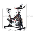 Soozier - Vélo D’Exercice Stationnaire Vertical Avec Résistance Écran Lcd Noir-Résistance réglable et vitesses variables pour des entraînements diversifiés