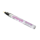 Marvy Uchida - Marqueur de calligraphie à peinture opaque - pointe fine - noir - paquet de 5-L'encre ne s'efface pas de la plupart des surfaces pendant une longue période