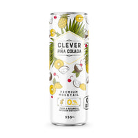 Clever Mocktails - Piña Colada sans alcool zéro sucre-Fabrique au Canada