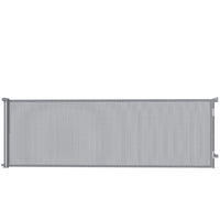 PawHut - Barrière pour chien rétractable, s’étend jusqu’à 122 po de large-Le design rétractable s’étend jusqu’à 118,1 po (300 cm), s’adaptant à différentes portes et économisant de l’espace 
