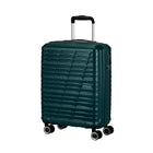 American Tourister - Surftime Valise de Cabine Spinner - sarcelle métallique-Le matériau ABS robuste est capable de résister aux rigueurs des voyages.