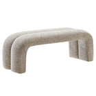 Modway - Dax Chenille de 50,5" Rembourré Banc d’accent - Kaki-Établi d’accent Luxe