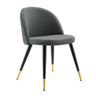 Modway - Cordial Chaises de salle à manger Ensemble de 2 - Gris-Assemblée requise
