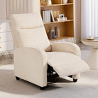 HOMCOM - Fauteuil inclinable push back avec siège rembourré pour home cinéma - beige-Les accoudoirs et dossiers généreusement rembourrés offrent un confort exceptionnel 